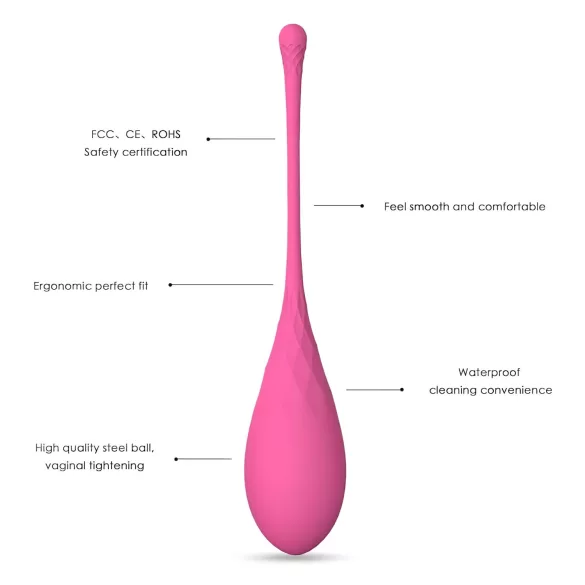 Sex HD Eggs - Kegelkulor set 6-pack - rosa