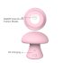 Magisk Svamp - uppladdningsbar ansiktsmassager (rosa)