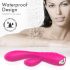 Sex HD Muses - uppladdningsbar, vattenbeständig värmevibrator (rosa)