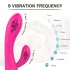 Sex HD Muses - vibrator uppladdningsbar vattentät värmefunktion silikon rosa