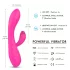 Sex HD Muses - vibrator uppladdningsbar vattentät värmefunktion silikon rosa