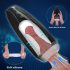 Sex HD Hawk - uppladdningsbar vibrerande-sugmasturbator (svart-vit)