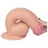 Lovetoy Ultra Soft – flexibel, naturtrogen dildo, 21,5 cm (naturfärg)