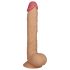 Lovetoy King-Size - naturtrogen, sugkoppsdildo 25 cm