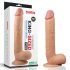 Lovetoy King-Size - naturtrogen, sugkoppsdildo 25 cm