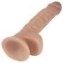 Lovetoy Real Extreme - sugkopp dildo 21 cm (naturlig)