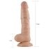 Lovetoy Real Extreme - sugkopp dildo 21 cm (naturlig)