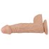Lovetoy Real Extreme sugkoppsdildo – 23 cm (natur)
