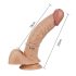 Lovetoy Real Extreme - G-punkt dildo - 21cm (hudfärgad)