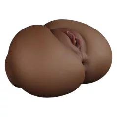   Lovetoy Streetgirl's 12 - vaginatorso och stringtrosa (mörk naturfärg)