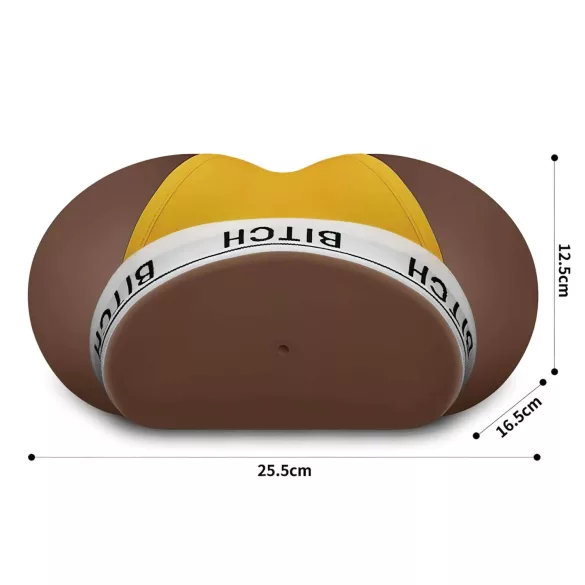 Lovetoy Streetgirl's 12 - vaginatorso och stringtrosa (mörk naturfärg)