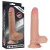 Lovetoy Nature Cock - verklighetstrogen dildo i två lager - 18cm (natur)