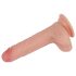 Lovetoy Nature Cock - verklighetstrogen dildo i två lager - 18cm (natur)