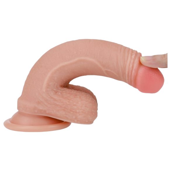 Lovetoy Nature Cock - realistisk dildo - dubbelskiktad - 18cm - hudfärg