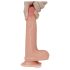 Lovetoy Nature Cock - verklighetstrogen dildo i två lager - 18cm (natur)