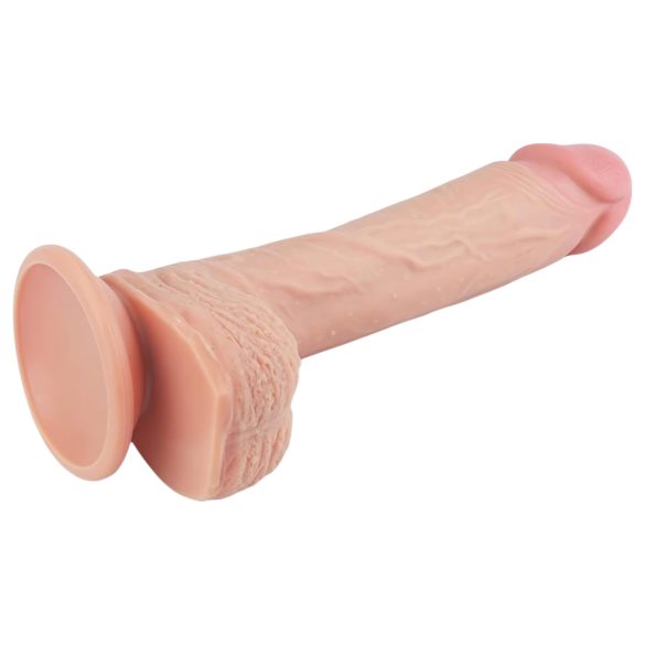 Lovetoy - dildo med sugkopp - realistisk - 21 cm - hudfärgad