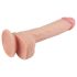 Lovetoy - dildo med sugkopp - realistisk - 21 cm - hudfärgad