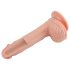 Naturlig dildo 21cm - Äkta med sugkopp