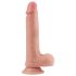 Lovetoy Nature Cock - realistisk dildo - dubbellager - 20cm - natur