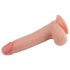 Lovetoy Nature Cock - realistisk dildo - dubbellager - 20cm - natur