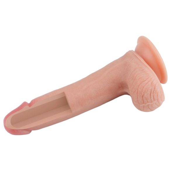 Lovetoy Nature Cock - realistisk dildo - dubbellager - 20cm - natur