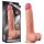 Lovetoy - realistisk dildo med två lager - 25cm - hudfärgad