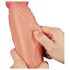 Lovetoy Natur Dong - Tvålagers realistisk dildo - 25cm (naturlig)