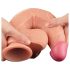 Lovetoy Natur Dong - Tvålagers realistisk dildo - 25cm (naturlig)