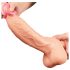 Lovetoy Natur Dong - Tvålagers realistisk dildo - 25cm (naturlig)
