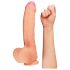 Lovetoy - dildo realistisk tvålagers - naturfärg - 28cm