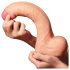 Lovetoy Naturlig Kuk - Dubbel lager realistisk dildo 28cm (natur)