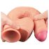 Lovetoy Naturlig Kuk - Dubbel lager realistisk dildo 28cm (natur)