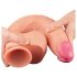 Lovetoy Nature Cock - realistisk dildo - dubbelskikt - 30cm - naturfärg