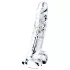 Lovetoy Flawless Clear - dildo med sugkopp - 19 cm - transparent