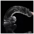 Lovetoy Flawless Clear - dildo med sugkopp - 19 cm - transparent