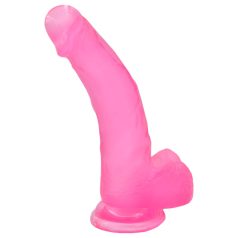 Lovetoy - dildo med sugkopp - 20cm rosa