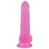 Jelly Studs sugga - Sugkoppdildo 20cm (rosa)