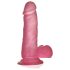Lovetoy Jelly Studs - sugkopp dildo - rosa 15 cm