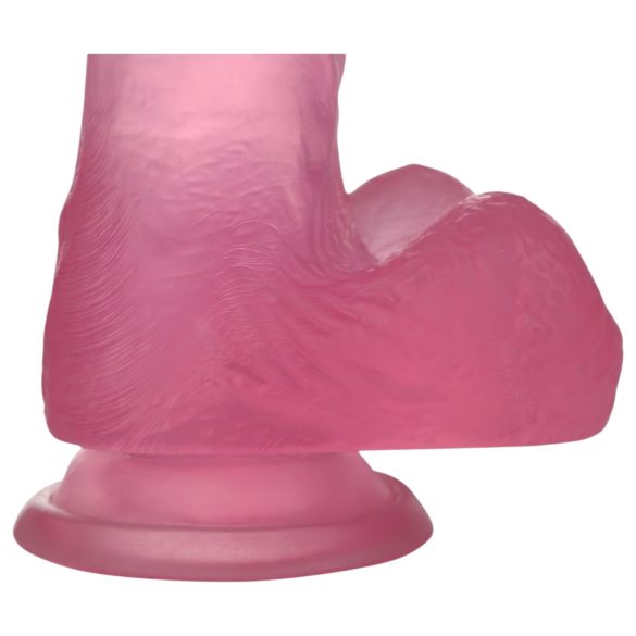 Lovetoy - dildo med sugkopp - 15 cm - rosa