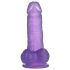 Lovetoy Jelly Studs - Sugkoppsdildo - 15cm (lila)