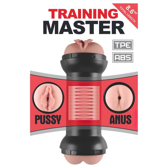 Lovetoy - masturbator vagina och anal - naturfärg