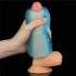 Lovetoy Training Master - dubbelsidig räfflad masturbator (blå)