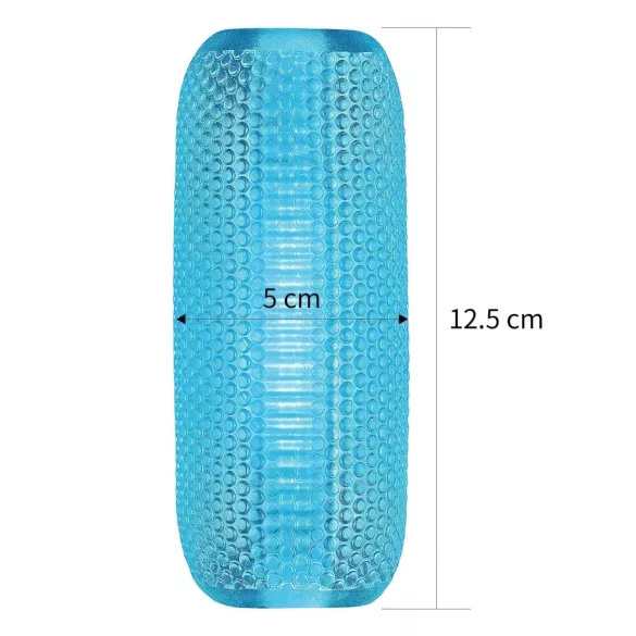 Lovetoy - Masturbator dubbeländad - Ribbade kanaler - Blå