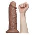 Lovetoy Chubby - realistisk sugkoppdildo 25cm (natur)