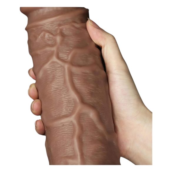 Lovetoy Chubby - realistisk sugkoppdildo 25cm (natur)