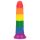 Lovetoy Prider - realistisk dildo - 19 cm - regnbåge