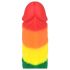 Lovetoy Prider - verklighetstroget dildo - 19cm (regnbåge)