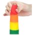 Lovetoy Prider - verklighetstroget dildo - 19cm (regnbåge)