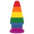 Lovetoy Prider - analplugg för utvidgning - 15 cm (regnbåge)