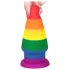 Lovetoy Prider - analplugg för utvidgning - 15 cm (regnbåge)